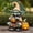 C, variant on Light Up Halloween Goblin Elf Resin Statue, Big Ear Spooky Gnome Holding Glowing Jack-O-Lanterns, Weatherproof Outdoor Yard Garden Thanksgiving Fall Harvest Decor Ornament