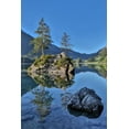 thumbnail image 2 of Looney, Hollice 11x14 White Modern Wood Framed Museum Art Print Titled - Germany-Bavaria-Ramsau bei Berchtesgaden-Lake Hintersee in Morning Light, 2 of 4