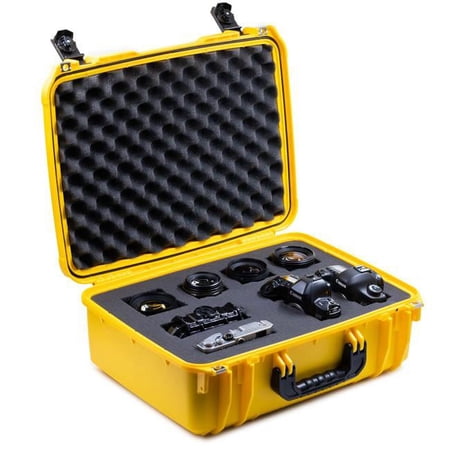 Seahorse Protective Case SE720FML YL 720 Case with Foam & Keyed Metal Lock Yellow