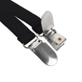 thumbnail image 5 of Toptie Men's Skinny Suspenders 1/2"inch (1.5CM) X-Back Clip Suspenders-Black, 5 of 7