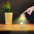 thumbnail image 5 of Wovilon Microphone Robot Touch Desk Lamp,Handmade Vintage Microphone Guitar Robot Table Lamp Led Bulbs Wall Lamp Home Desktop Decoration for Bedrooms,Bar, Restaurant, 5 of 8