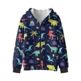 thumbnail image 3 of Pzuqiu Dragon Zip-Up Hoodies Kids Size L Long Sleeve Toddlers' Pullover Hoodie Sweatshirt Warm Comfortable Boys Hooded Clothes with Pocket Fashion for Teens Girls Boys Kids, 3 of 6