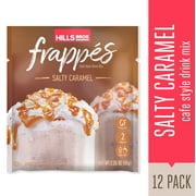 Hills Bros Frappés Salty Caramel Instant Coffee Packets, 2.3 oz - 12 Pack