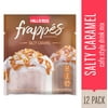 Hills Bros Frappés Salty Caramel Instant Coffee Packets, 2.3 oz - 12 Pack