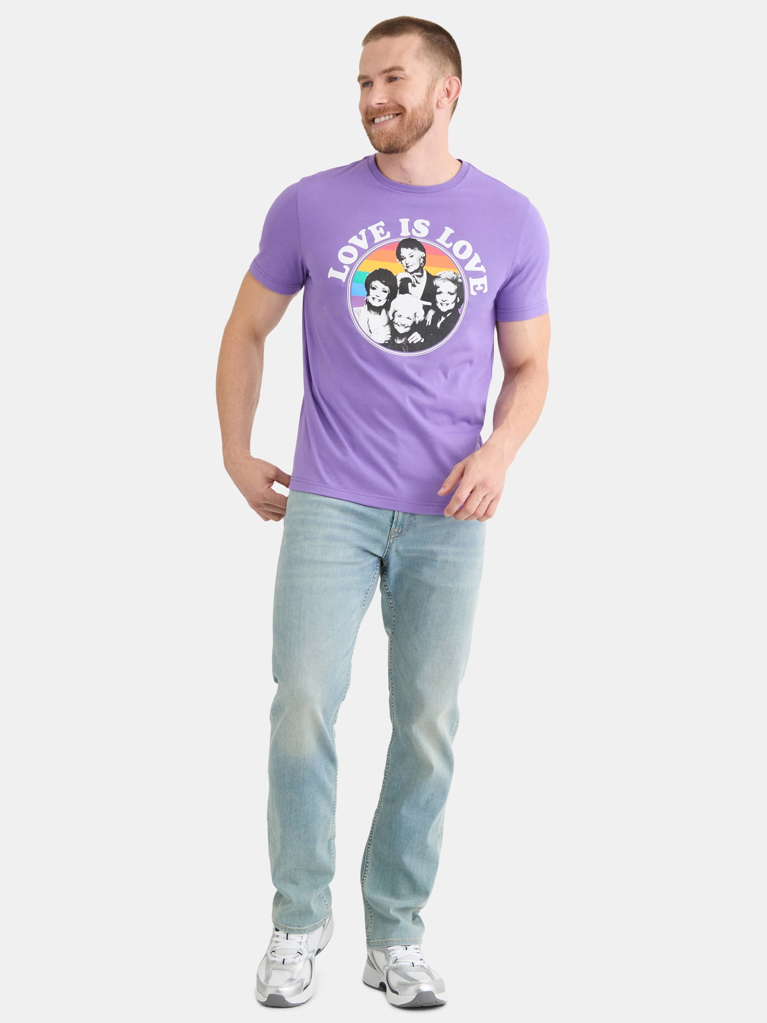 Golden Girls Pride Men's & Big Men's Graphic Tee, Sizes S-3XL
