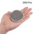 thumbnail image 3 of Unique Bargains Billes de Roulement en Acier Inoxydable 2.5mm 201 G100 Precision 2500 Pack, 3 of 5