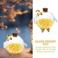 thumbnail image 3 of SharkTRUE Cute Shaped Glass Piggy Bank Cash Coin Gold B7E5 Ornament Decor Savings Gift, 3 of 9