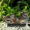 thumbnail image 7 of WRITWAA Resin Shipwreck Aquarium Decor for Fish Tanks, Funny Underwater Ornament, 1 Set for Fish Owners and Aquatic Pets, 7 of 7