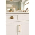 thumbnail image 2 of Amerock Cup Pulls 3 inch (76mm) Center-to-Center Golden Champagne Cabinet Cup Pull - 10 Pack, 2 of 4