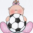 thumbnail image 2 of CafePress - Lil Soccer Baby Girl Infant Bodysuit - Baby Light Bodysuit, Size Newborn - 24 Months, 2 of 4