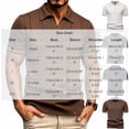 thumbnail image 5 of FRSASU Men's Business Casual Knit Polo Shirt Short Sleeve Lapel Collar Lightweight Summer office Tops White-A, 5 of 5