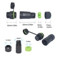 thumbnail image 5 of AOOOWER 1pc/2pc USB3.1 Type C Female Outdoor Waterproof Connector IP68 Extension Adapter, 5 of 13