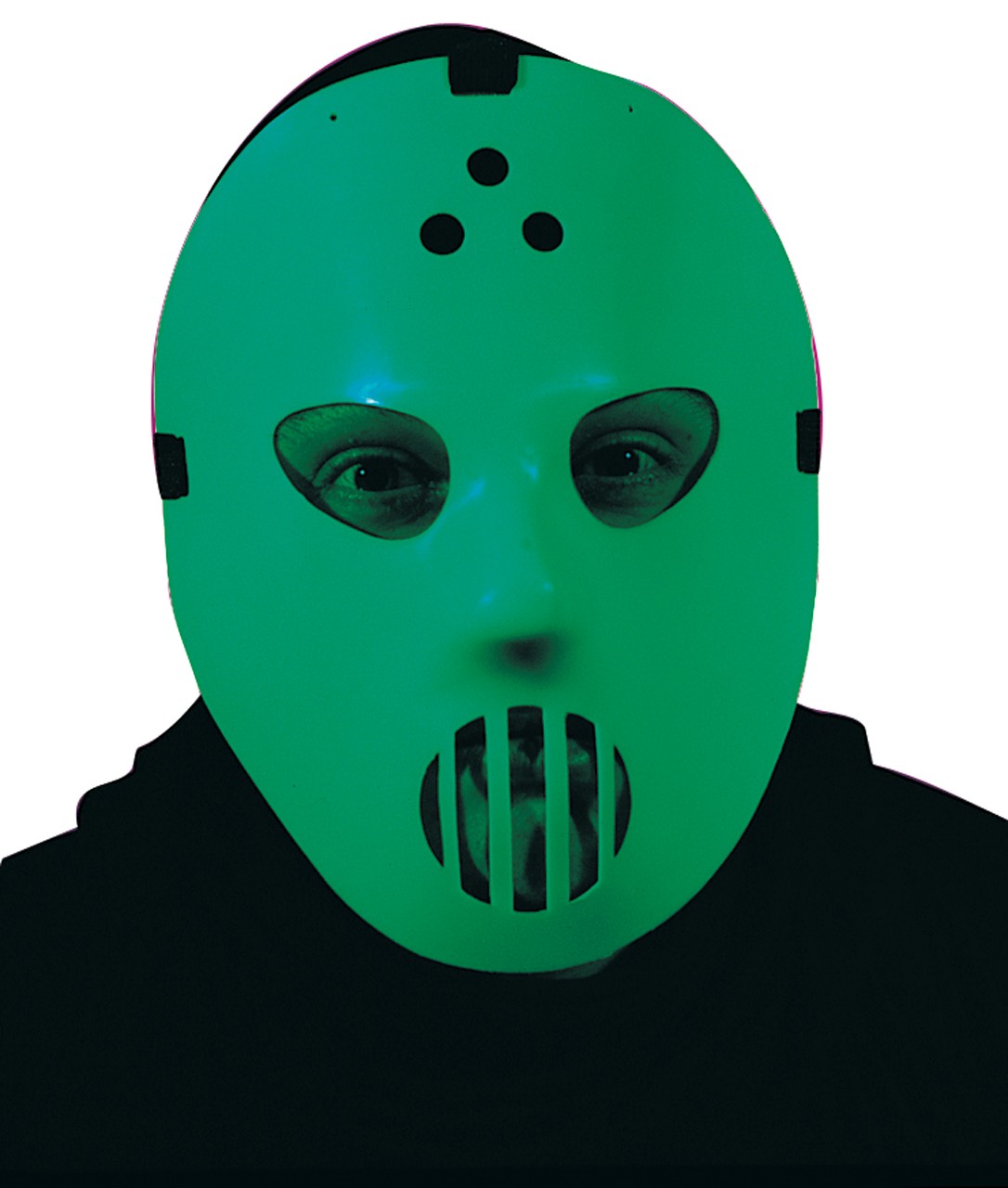 Click on Party Hockey Mask Glow in the Dark Costume Accessory Walmart