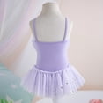 thumbnail image 5 of Trolimons Toddler Tutu Dress for Girls Sleeveless Tulle Dance Party Clothes Ballet Leotards Size 4-5T Purple, 5 of 5