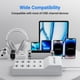 thumbnail image 4 of Bloque de cargador USB C Resypey de 10 puertos (6 USB-A y 4 USB-C) de 50 W, 4 of 6