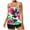Hot Pink, variant on Taqqpue Tankini Swimsuits for Women Two Piece Tummy Control Swimsuits Flowy Blouson Floral Swim Tank Top with Boyshorts S-2XL