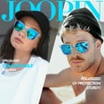 thumbnail image 3 of Joopin Unisex Polarized Square Sunglass, Blue, 3 of 8
