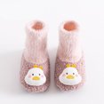 thumbnail image 3 of Generic Toddler Girl Socks Baby Boy Indoor Animals Slipper Shoes Antislip Socks Booties First Walkers for Babys Toddlers Boys Girl Fashion Casual (0-6 Months,Purple), 3 of 3