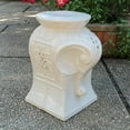 thumbnail image 2 of International Caravan Contemporary Elephant Ceramic Garden Stool, 2 of 2