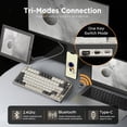 thumbnail image 3 of Teclado Mecánico Inalámbrico RK ROYAL KLUDGE R75 con Switch Cream, 3 of 8