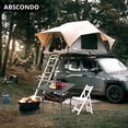 thumbnail image 3 of ABSCONDO Folding Camping Table Outdoor Folding Table Portable Aluminum Roll-up Table with Mesh Basket & Carrying Bag for Camping Backpacking Picnic BBQ Party, 3 of 5