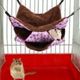 thumbnail image 1 of Pet Hammock, Colorful Fine Workmanship Hamster Hammock, -Looking Sugar Gilder For Hamster Purple, 1 of 8