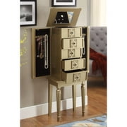 Miekor Furniture Tammy Jewelry Armoire in Gold 97169
