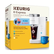 Keurig K-Express Essentials Plus, Iced and Hot Single-Serve K-Cup Pod Coffee Maker, White