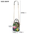 thumbnail image 2 of FORMRS Crossbody Bag for Women Quilted Travel Shoulder Cell Phone Purse with Chain Strap Handbag, Pink Flamingo Pattern, 2 of 7