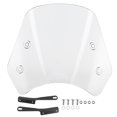 thumbnail image 2 of Universal Motorcycle Wind Deflector With Mounting Bracket, Reduce Wind Speed & Improve Riding Experience, Fits , , Kawasaki,, 2 of 8