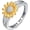 5, variant on Sterling Silver You are My Sunshine Sunflower Statement Ring with Cubic Zirconial Band Gifts