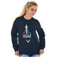 thumbnail image 4 of US Air Force Military Aircraft Jet Sweatshirt for Men or Women Brisco Brands S, 4 of 6