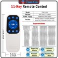 thumbnail image 2 of ComXim Remote Control Electric Turntable Rotating Display Stand photography turntable rotating platform (RCK11-AAA-W/White/11Key), 2 of 3