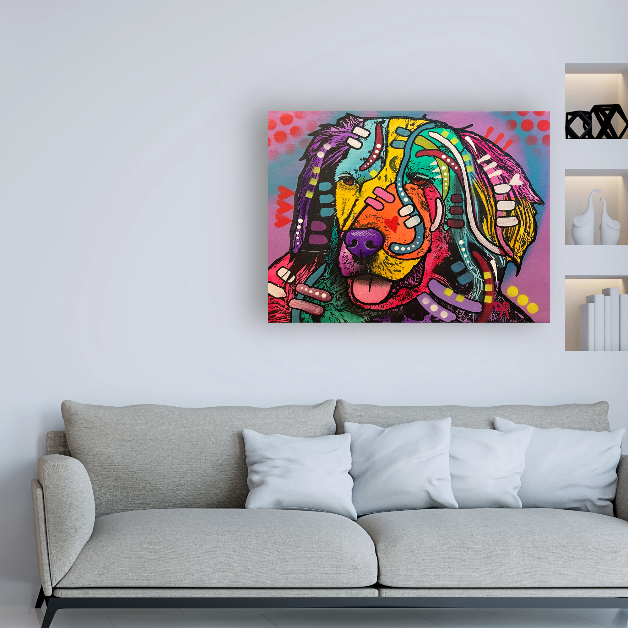 Trademark Fine Art 'Retriever' Canvas Art by Dean Russo