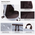 thumbnail image 5 of RVOV Cute Cat Ear Backpack for Women, Lightweight Kawaii Travel Daypack with Multi Pockets, Casual School Backpack , 12L Nylon Bag for Commute, 5 of 7