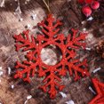 thumbnail image 4 of Merry Christmas Decorations Glitter Iron Deer Santa Claus Snowman Elk Pattern Ornaments Xmas Tree Pendant Kids DIY Hanging Gift, 4 of 5