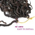 thumbnail image 5 of YBQF Goddess Locs Crochet Hair 12 Inch, 8 Packs New Goddess Faux Locs Crochet Hair for Black Women, Boho Hippie Locs, River Locs Crochet Hair with Curly Ends (10Inch, 8Packs, T1B/30#）, 5 of 5