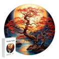 thumbnail image 1 of Rompecabezas de madera con forma de animal Irregular, caja de regalo delicada de árbol de color otoñal, regalo de San Valentín, rompecabezas de Navidad para adultos, descompressi, 1 of 3