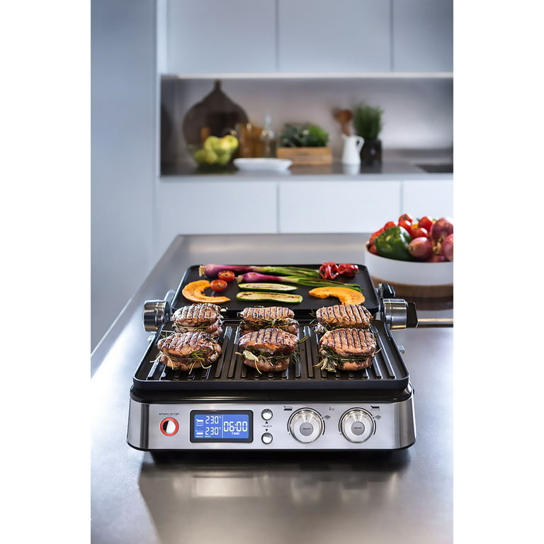 Delonghi Livenza Electric All-Day Grill with FlexPress System (Stainless Steel (Silver))