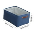thumbnail image 3 of COM1950s Foldable Storage Basket,Fabric Storage Bin with Handles,14X10X6 Inch Home Organization Basket for Clothes Toys and More, 3 of 9