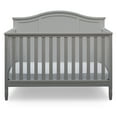 thumbnail image 3 of Delta Children Madrid 5-in-1 Convertible Baby Crib, Grey, 3 of 13