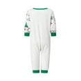 thumbnail image 5 of Elippeo Christmas Family Pajamas Matching Set Santa Claus Print Long Sleeve Tops and Pants Sleepwear Soft Nightwear, 5 of 10