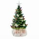 thumbnail image 2 of Resin Christmas Tree Tabletop Decoration With Lights - 11 Inch For Home Office And Holiday Decorations, 2 of 2