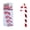 Red, variant on 4pcs Christmas Tree Hanging Decorations – Plastic Candy Cane Ornaments with Lanyard, Lightweight Holiday Pendants for Tree, Door, Window & Ceiling Display