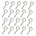thumbnail image 2 of Yinanstore 20 Pieces Metal Chains Rings 3.8cm Basicchains Split Rings Findings Accessories - , 60mm, 2 of 8