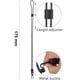 thumbnail image 5 of Desiderio 1 pieza de cordón trenzado para teléfono móvil, soporte largo para tarjeta de autobús para cámara y correa para el cuello, negro, 5 of 5