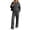 Dark Gray, variant on 2 Piece Sets for Women 2 Piece Sweatshirt Outfit Full‑Zip Drawstring Hooded Jacket Elastic Drawstring Wide Leg Sweatpants Set Casual Loose Sports Matching Loungewear Suit Black M