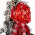 thumbnail image 4 of Decoración para árbol de Navidad Zeyune, 30 x 113 cm, con luces LED rojas, 4 of 7