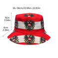 thumbnail image 3 of 2026 New National Flag Bucket Hat, Unisex Breathable Sun Protection Hat, Packable Wide Brim Fisherman Cap for Soccer Fans Outdoor Hiking Travel, 3 of 6