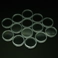 thumbnail image 4 of 10/25 Pcs Capsules de Pièces Boîte de Collecte de Pièces Étui en Plastique Transparent Support de Pièces Capsules de Rangement Protection Conteneur 27mm, 4 of 7
